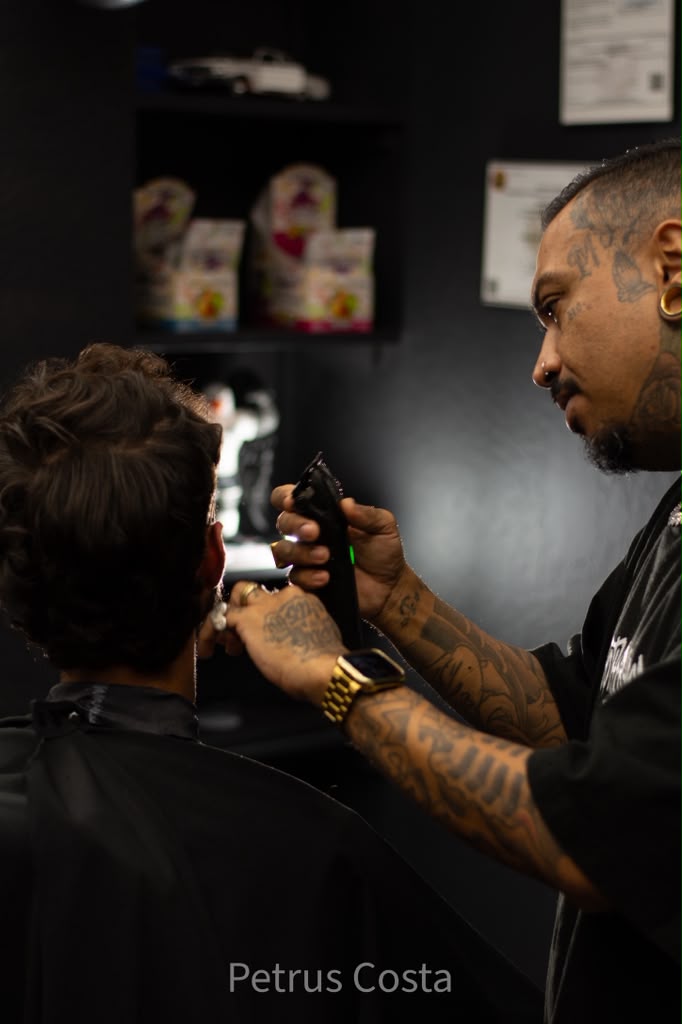 Clipper taper fade on the nape at Brotherhood Barbershop in Deerfield Beach, FL